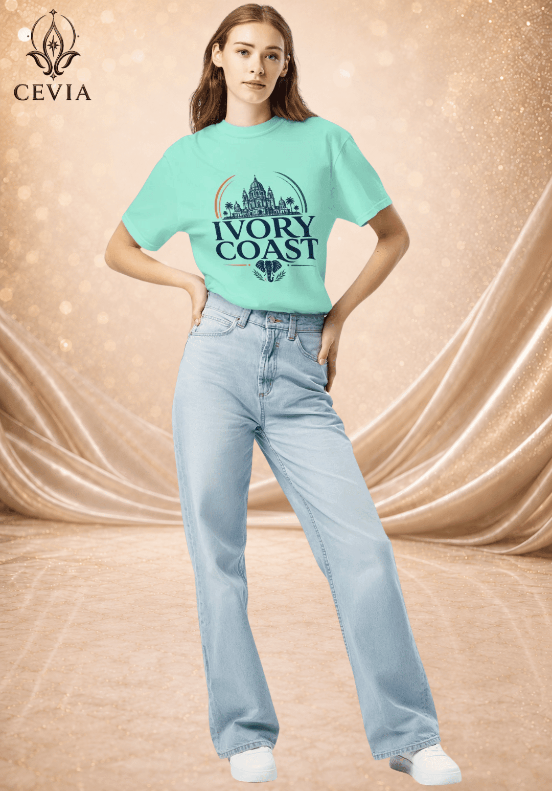 The Ivory Coast Supporter Graphic Tee - CEVIA