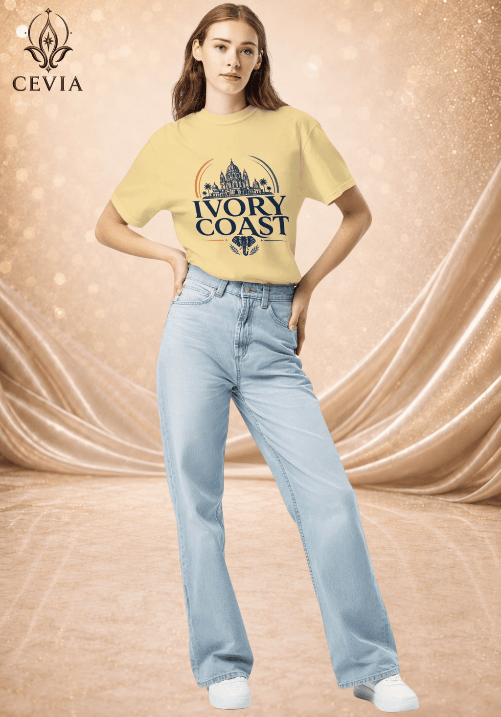 The Ivory Coast Supporter Graphic Tee - CEVIA