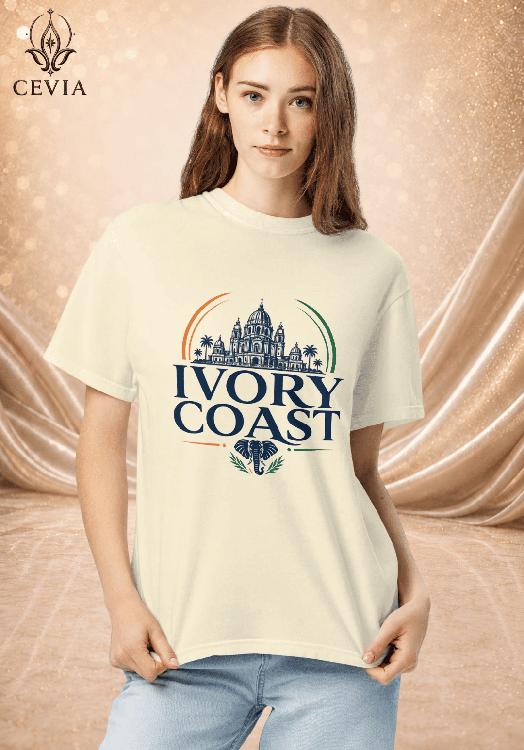 The Ivory Coast Supporter Graphic Tee - CEVIA