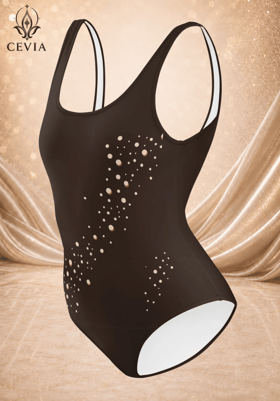 The Mocha Stardust One-Piece Swimsuit - CEVIA
