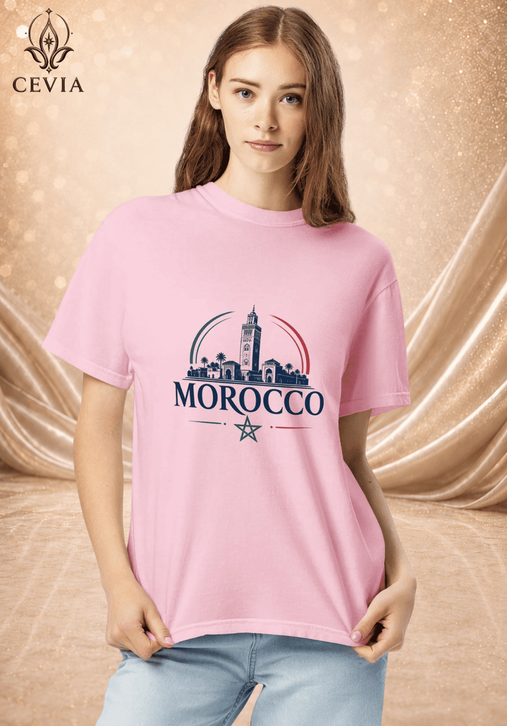 The Morocco Supporter Graphic Tee - CEVIA