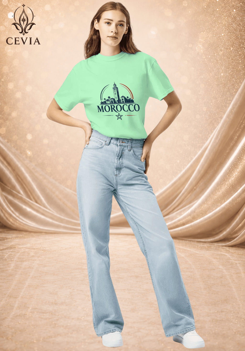 The Morocco Supporter Graphic Tee - CEVIA