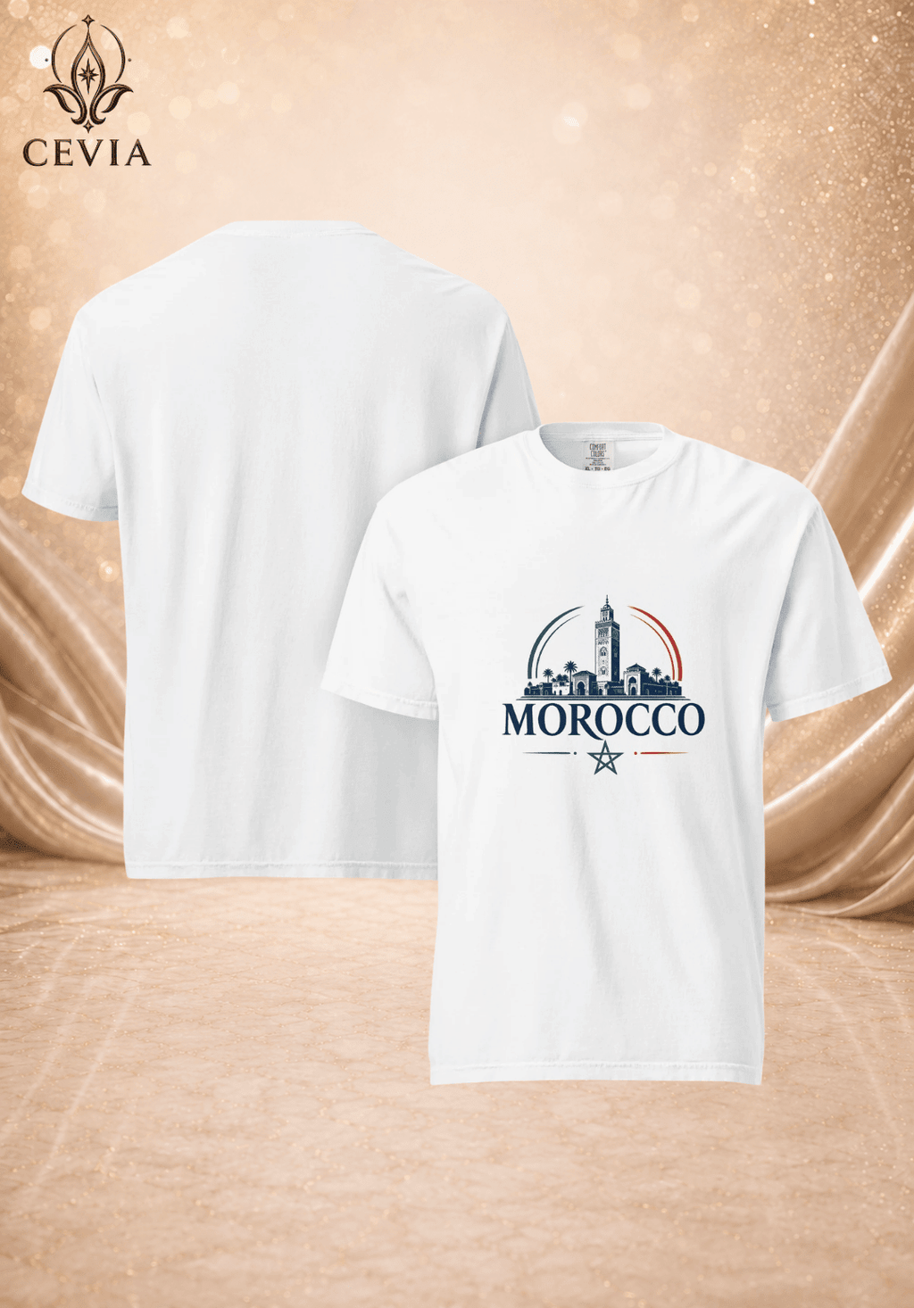 The Morocco Supporter Graphic Tee - CEVIA
