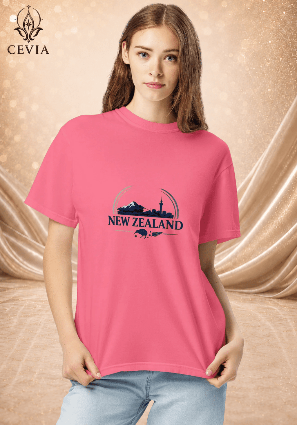 The New Zealand Supporter Graphic Tee - CEVIA