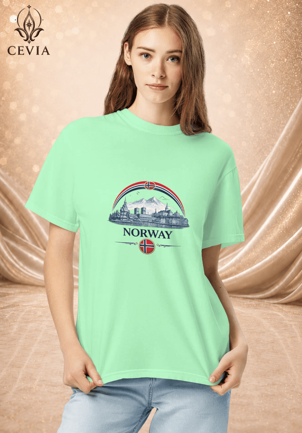The Norway Supporter Graphic Tee - CEVIA
