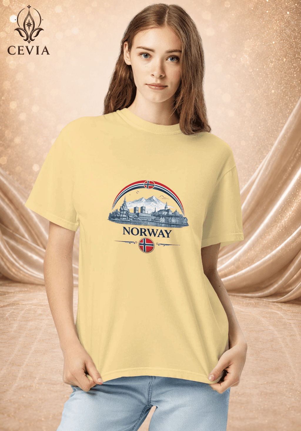 The Norway Supporter Graphic Tee - CEVIA