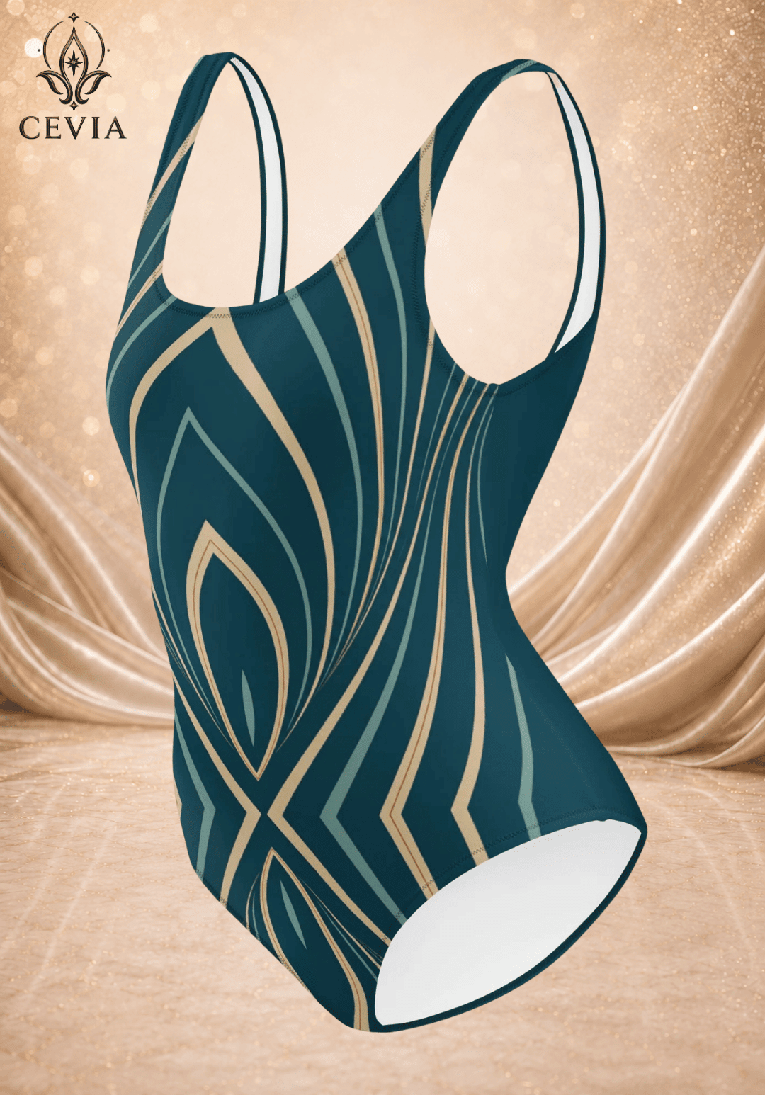 The Ocean Flame One-Piece Swimsuit - CEVIA