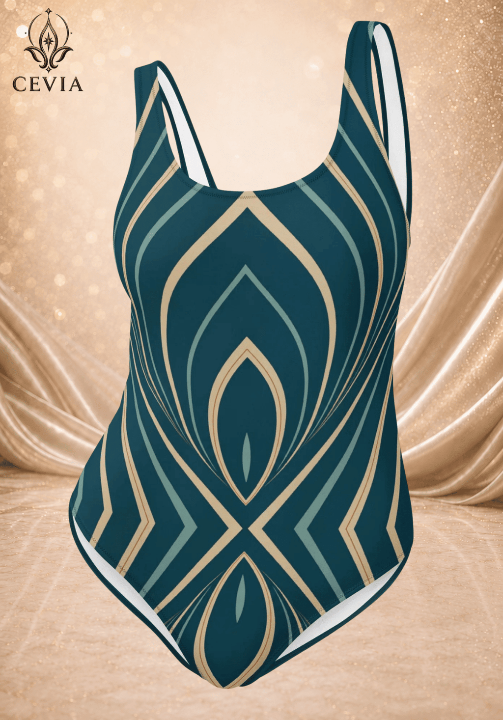 The Ocean Flame One-Piece Swimsuit - CEVIA