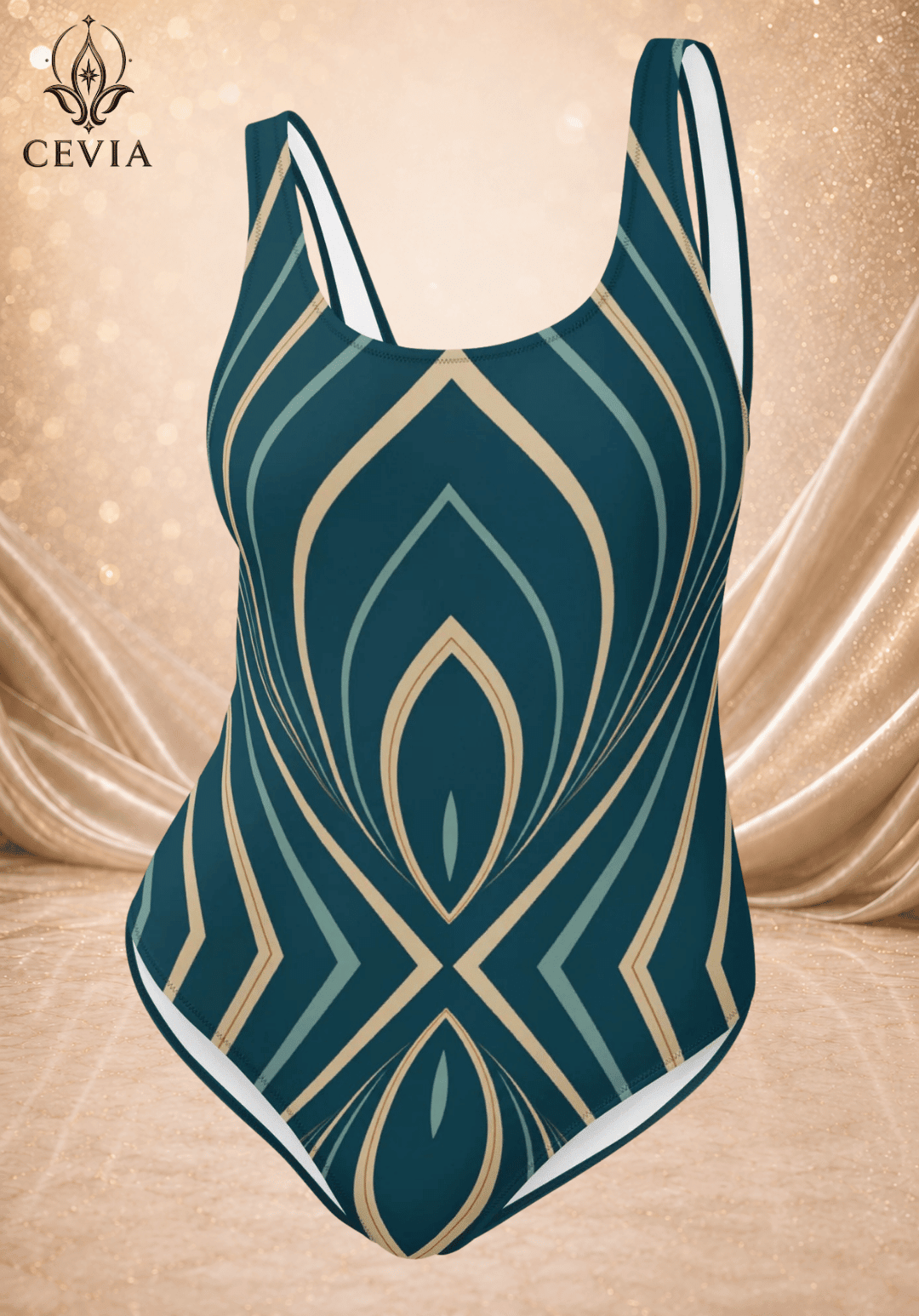 The Ocean Flame One-Piece Swimsuit - CEVIA