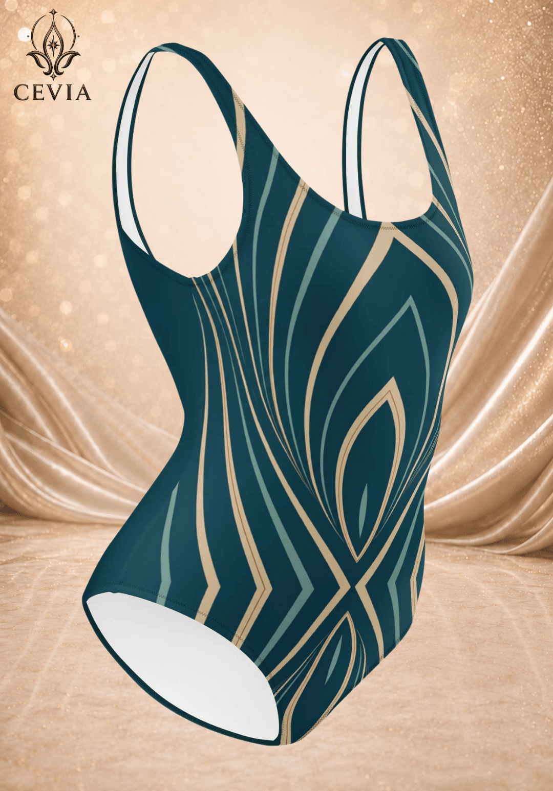 The Ocean Flame One-Piece Swimsuit - CEVIA