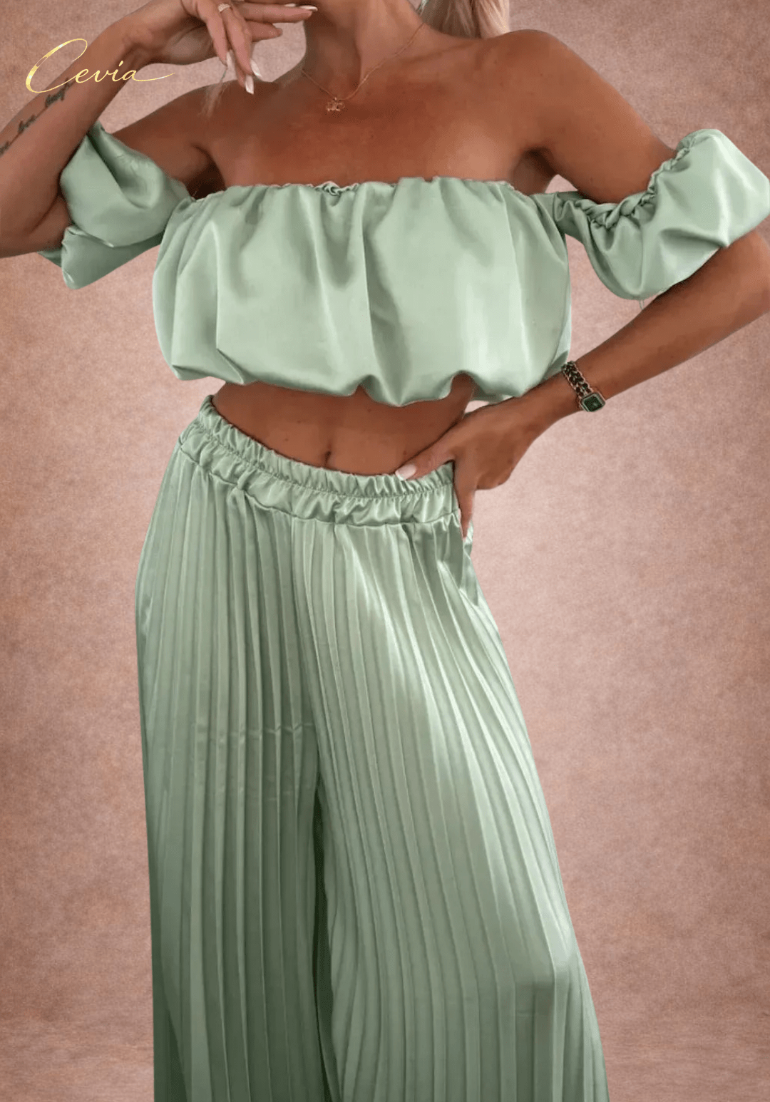 The Opaline Muse Two-Piece Set - CEVIA