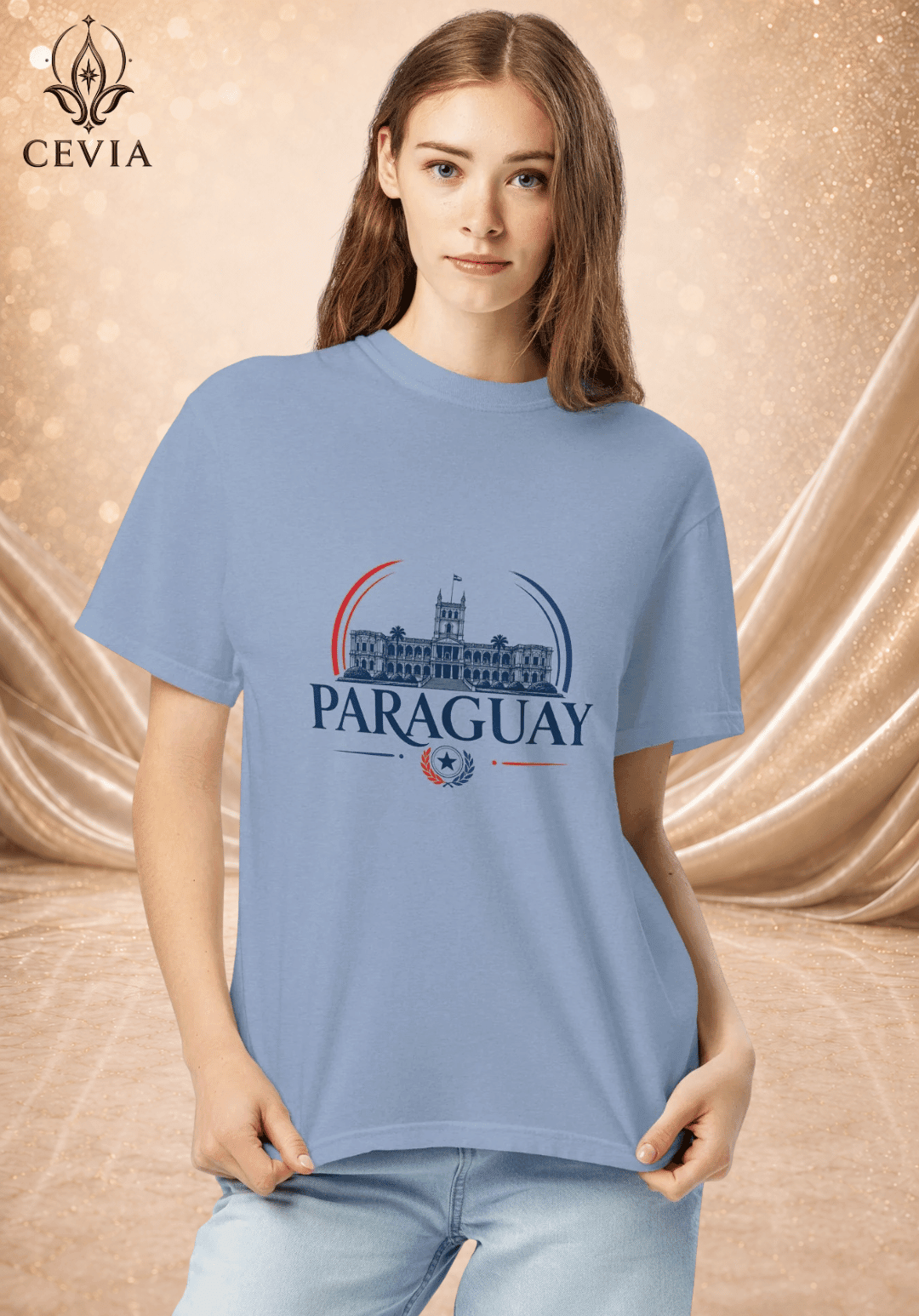 The Paraguay Supporter Graphic Tee - CEVIA