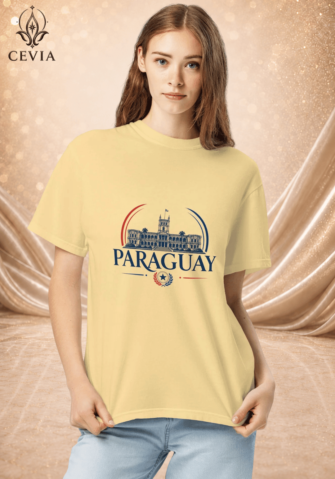 The Paraguay Supporter Graphic Tee - CEVIA