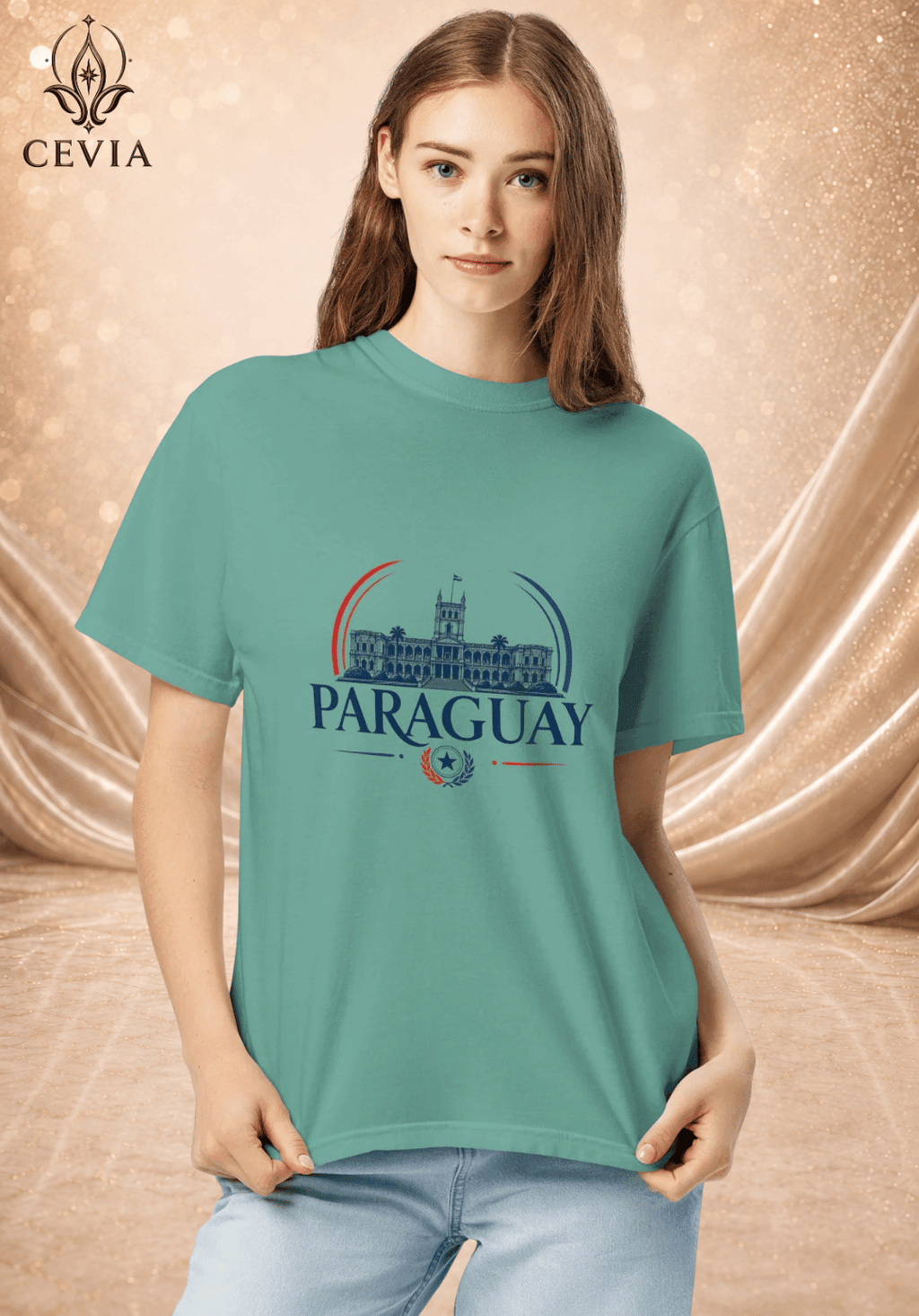 The Paraguay Supporter Graphic Tee - CEVIA