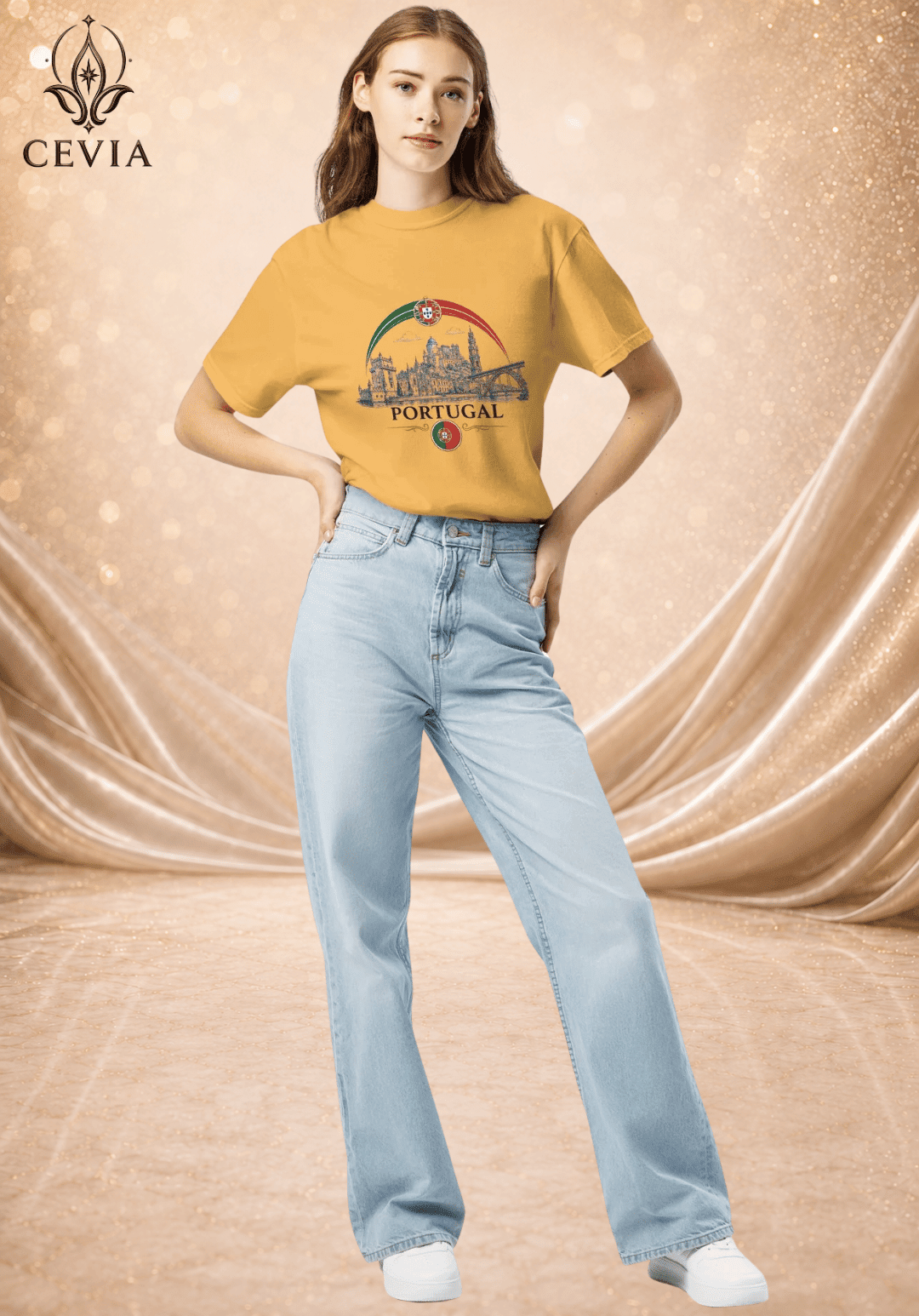 The Portugal Supporter Graphic Tee - CEVIA