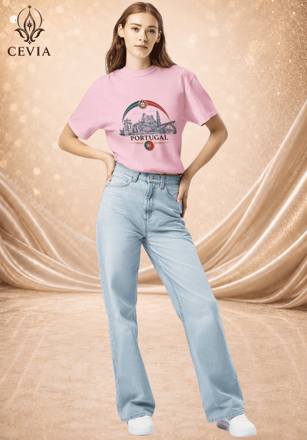 The Portugal Supporter Graphic Tee - CEVIA