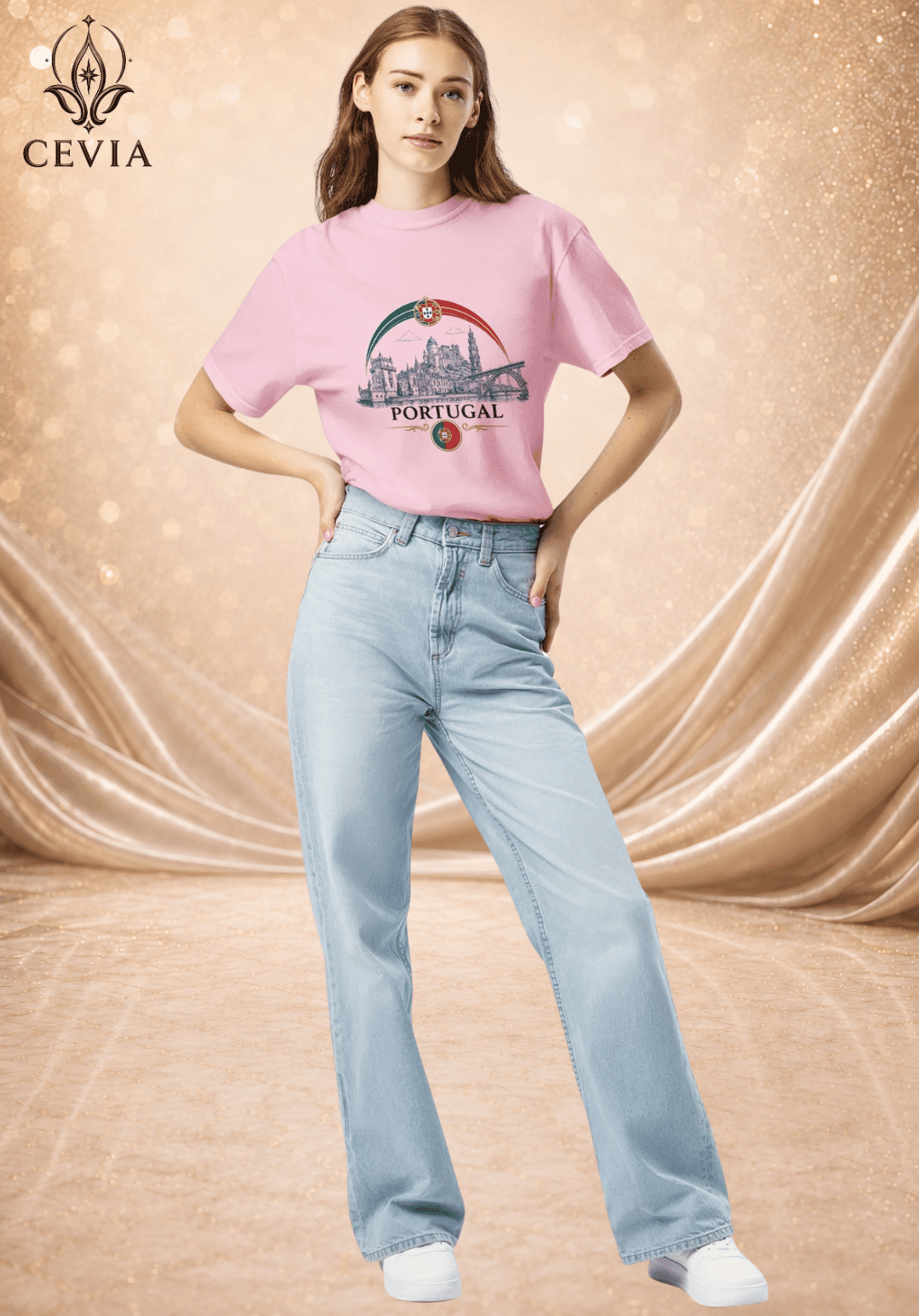 The Portugal Supporter Graphic Tee - CEVIA