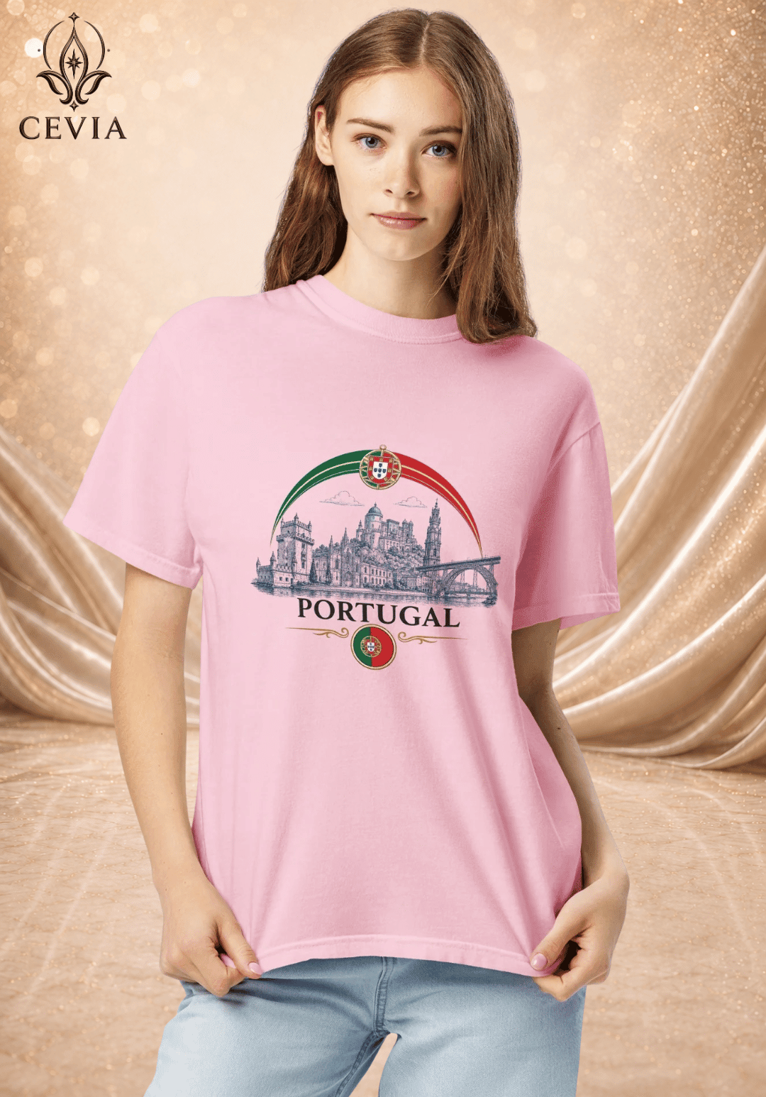 The Portugal Supporter Graphic Tee - CEVIA