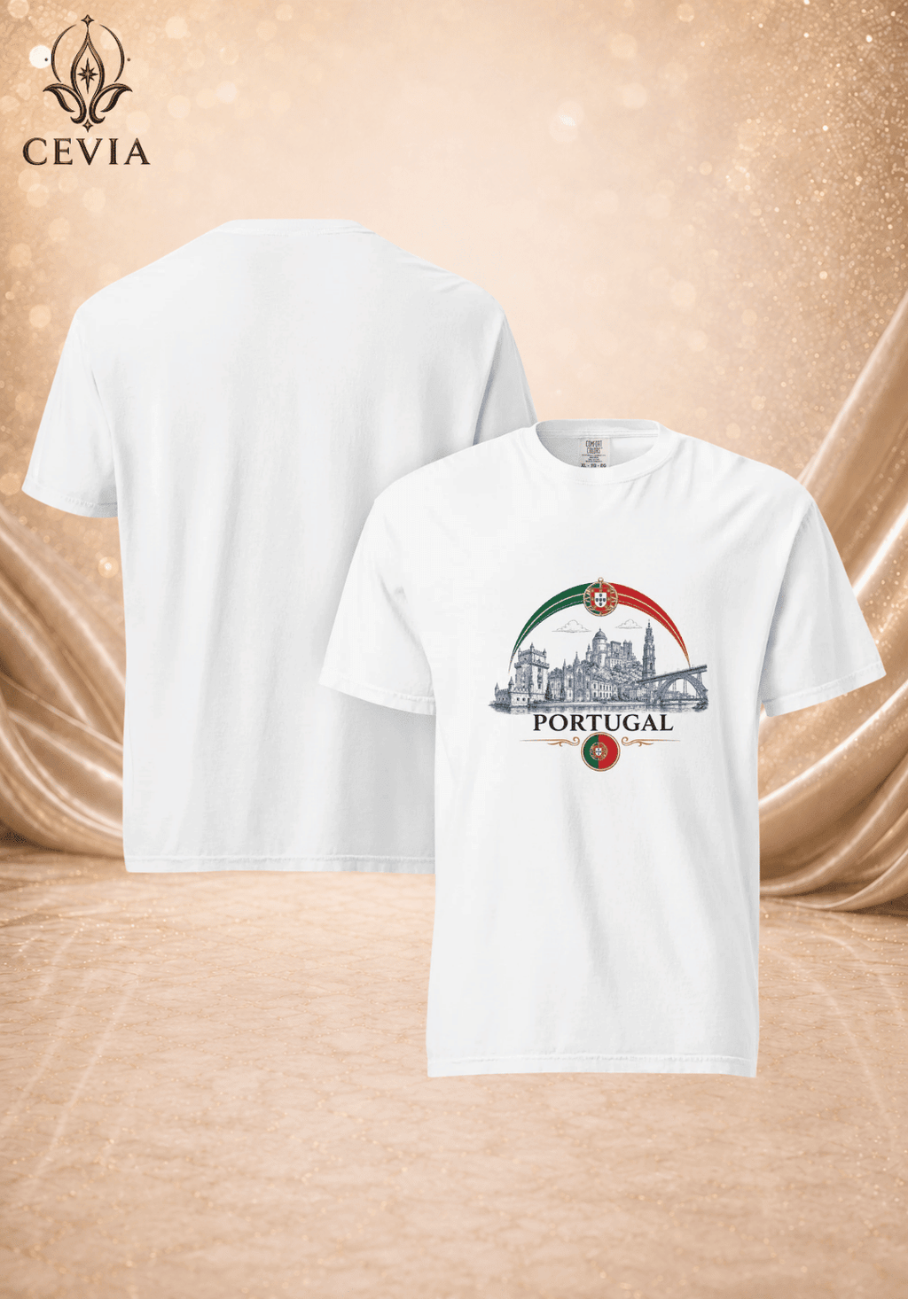 The Portugal Supporter Graphic Tee - CEVIA