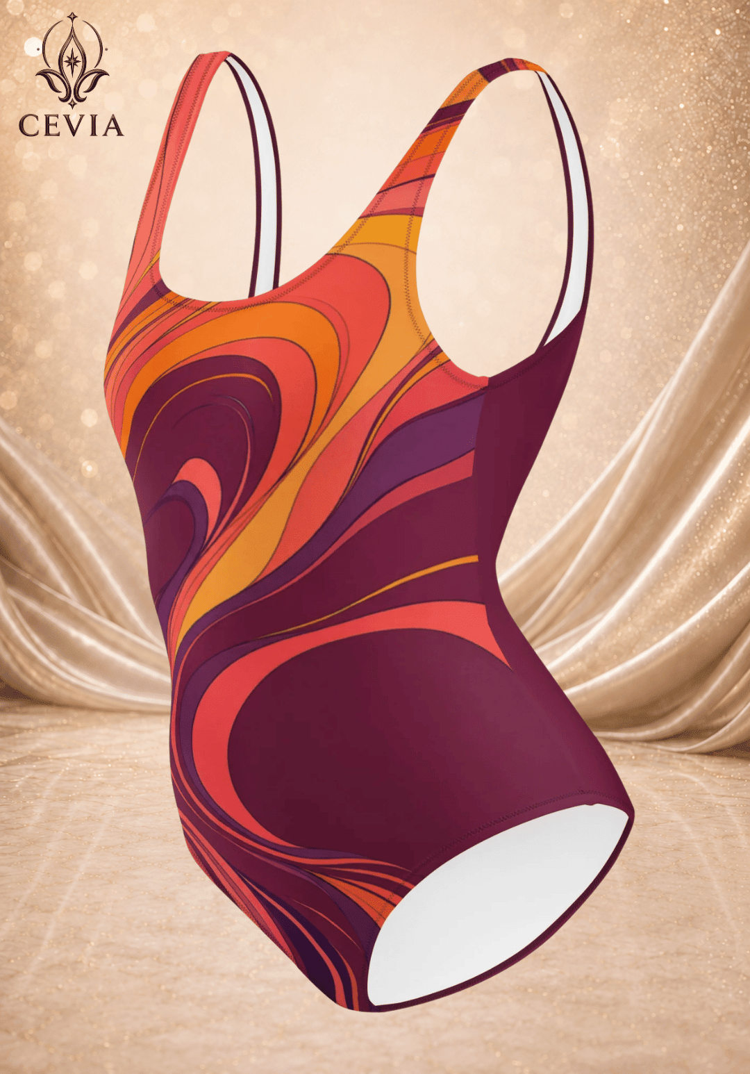 The Radiant Current One-Piece Swimsuit - CEVIA