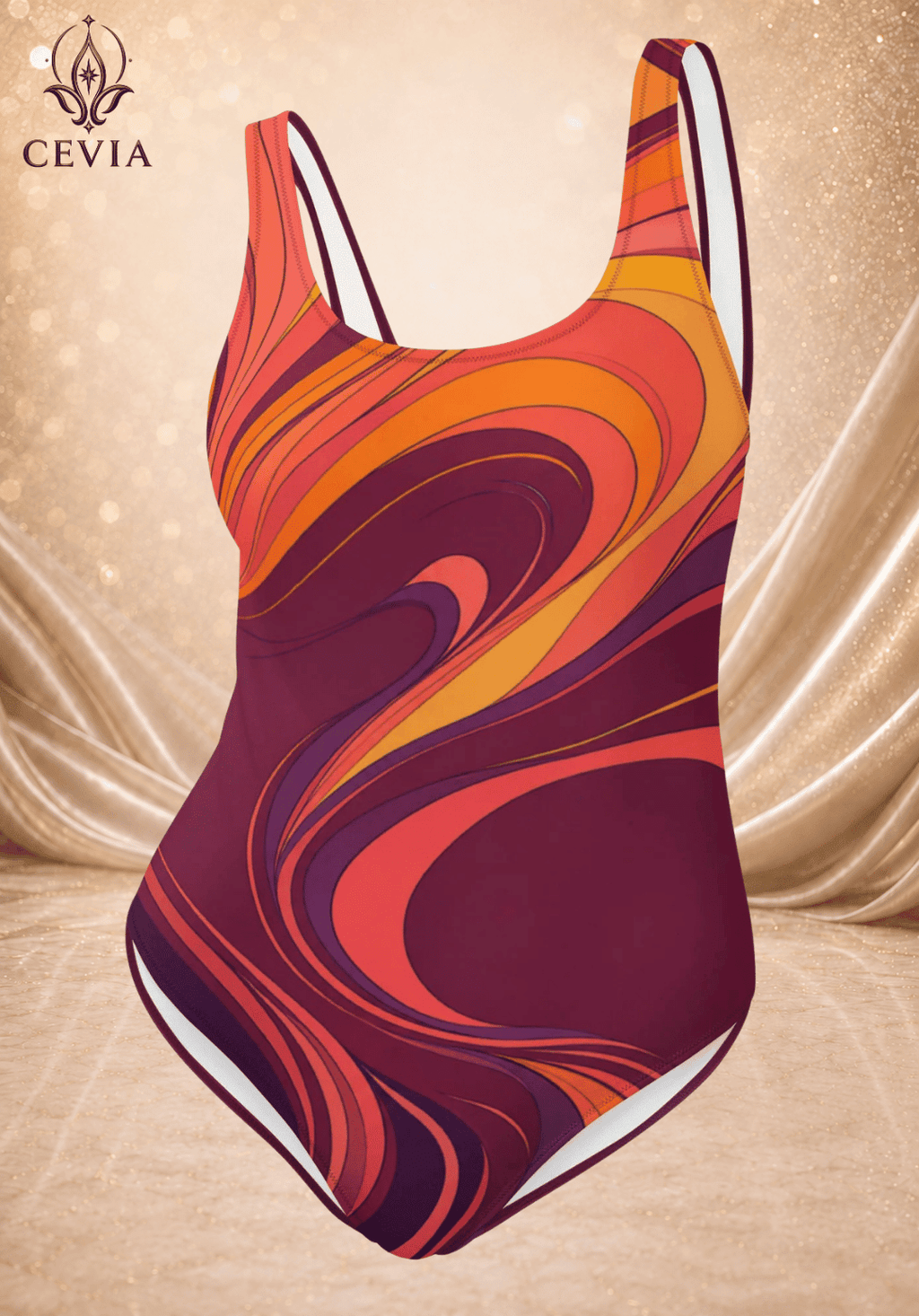 The Radiant Current One-Piece Swimsuit - CEVIA