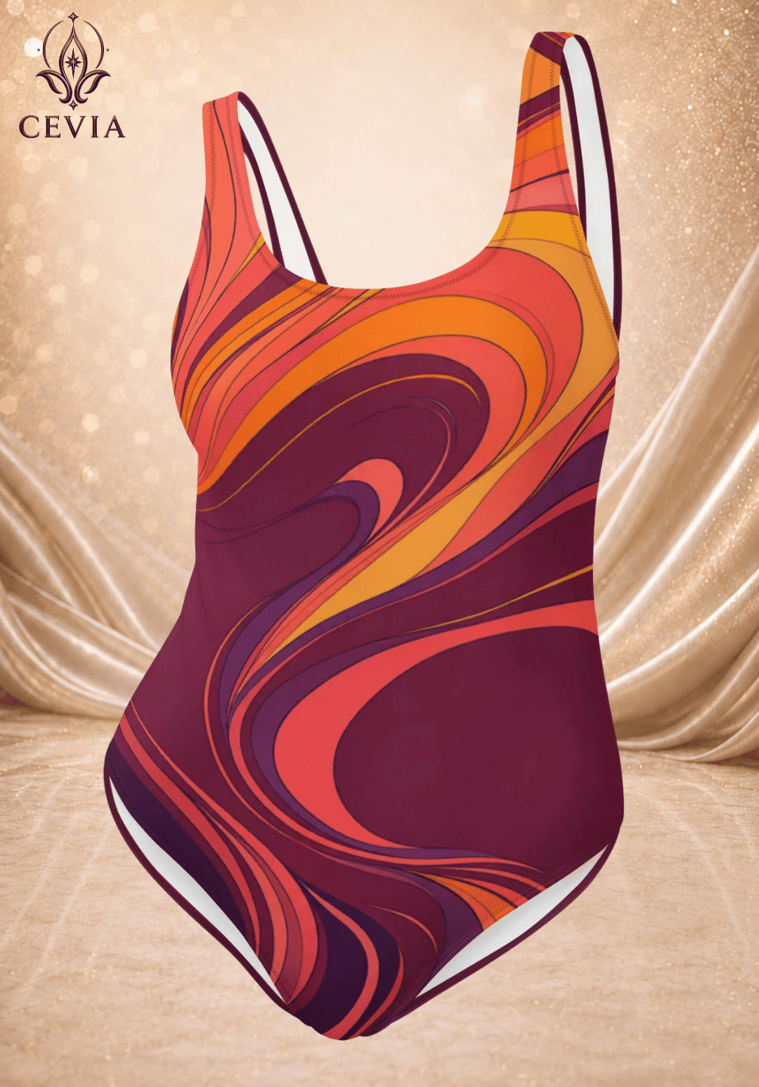 The Radiant Current One-Piece Swimsuit - CEVIA