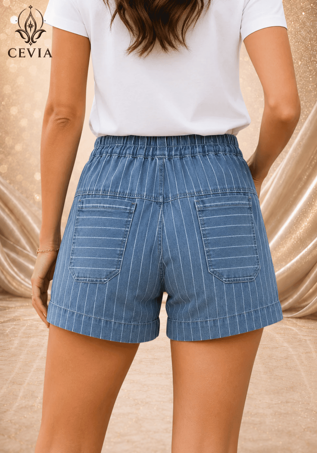 The Riviera Ease Drawstring Shorts - CEVIA