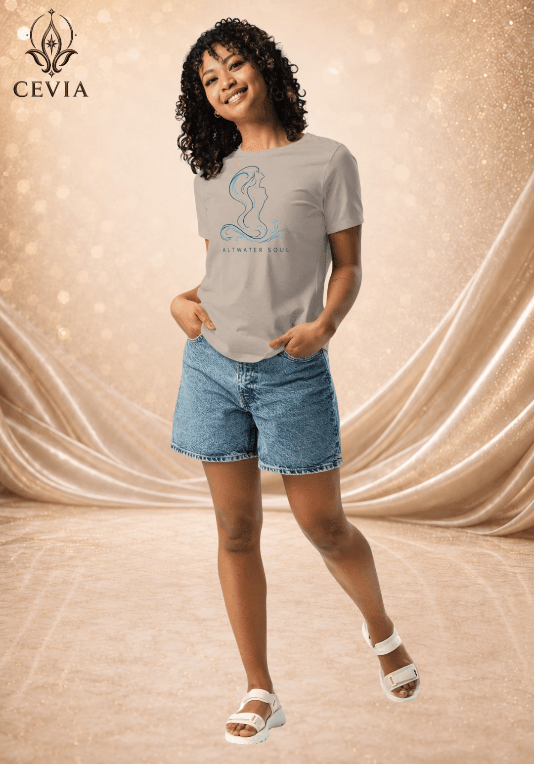 The Saltwater Soul Graphic Tee - CEVIA