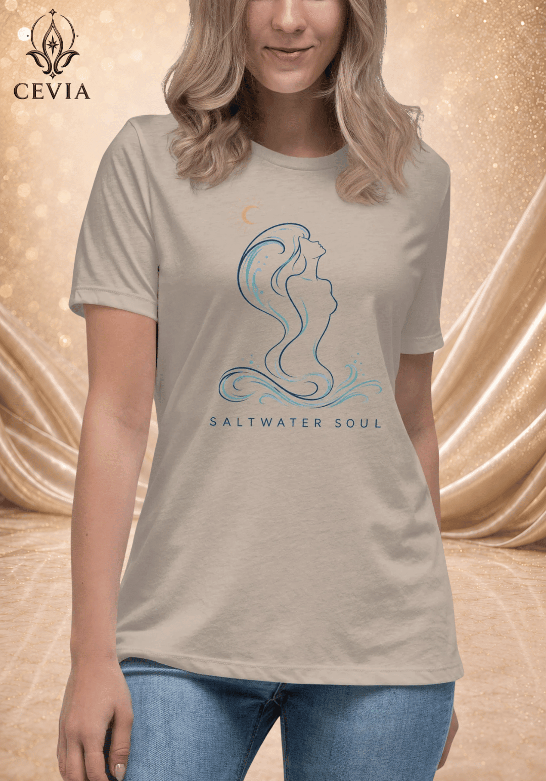 The Saltwater Soul Graphic Tee - CEVIA