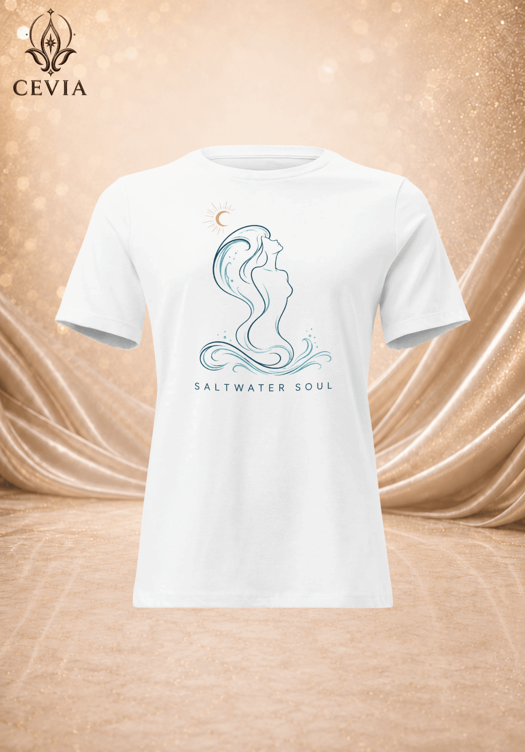 The Saltwater Soul Graphic Tee - CEVIA