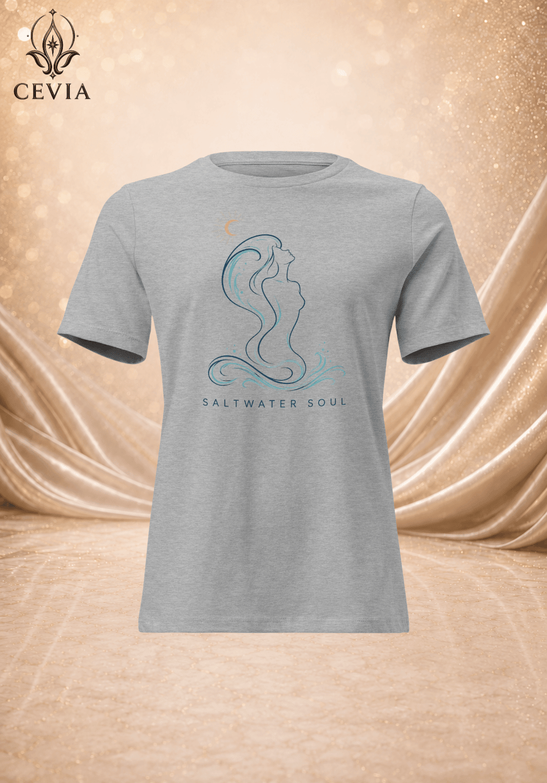 The Saltwater Soul Graphic Tee - CEVIA