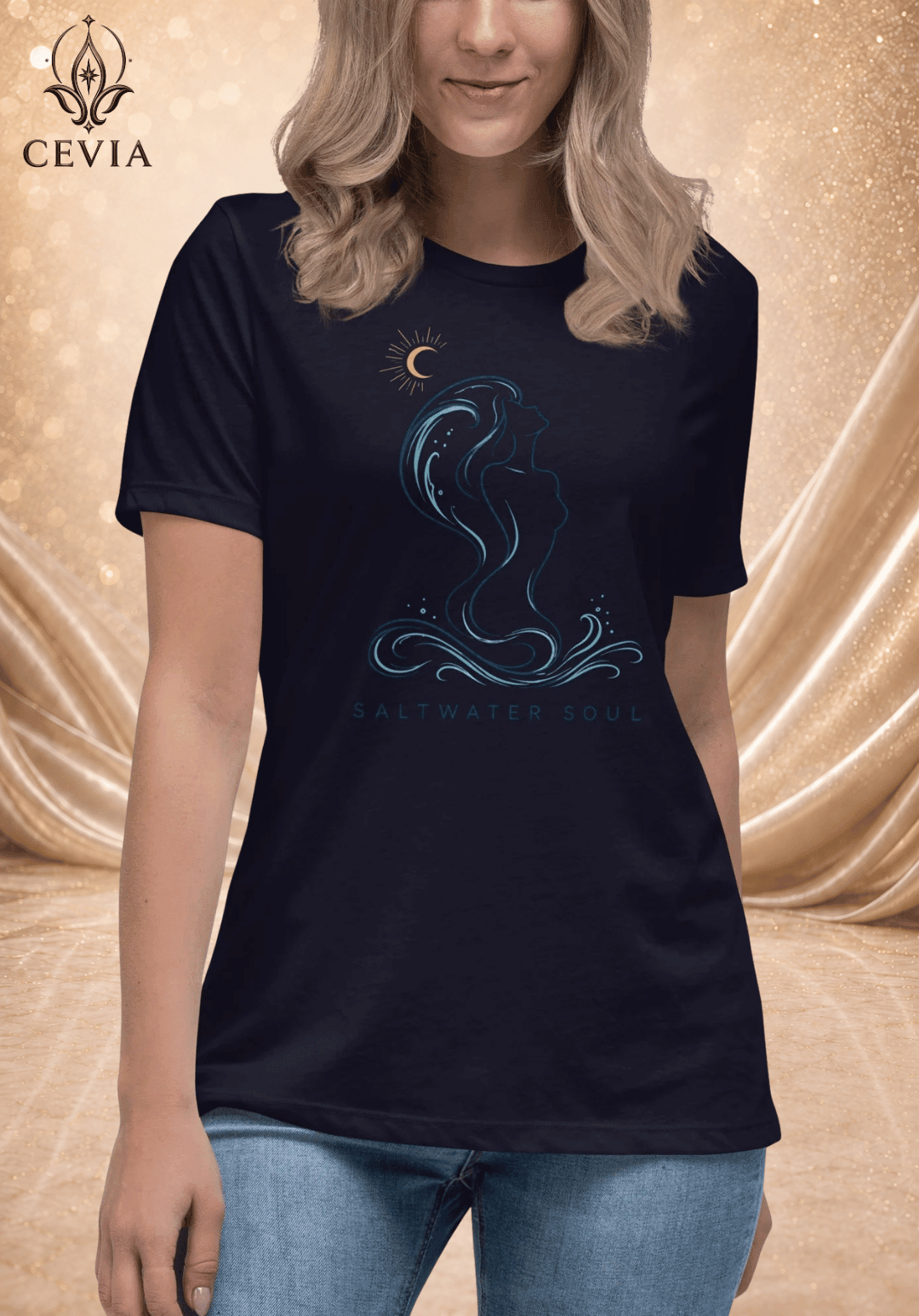 The Saltwater Soul Graphic Tee - CEVIA