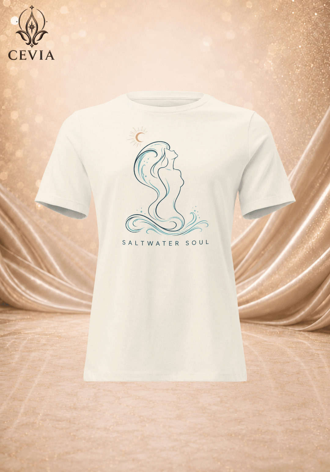The Saltwater Soul Graphic Tee - CEVIA