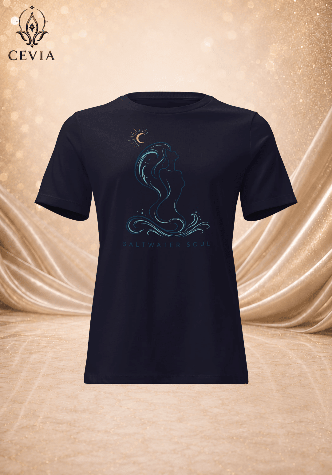 The Saltwater Soul Graphic Tee - CEVIA