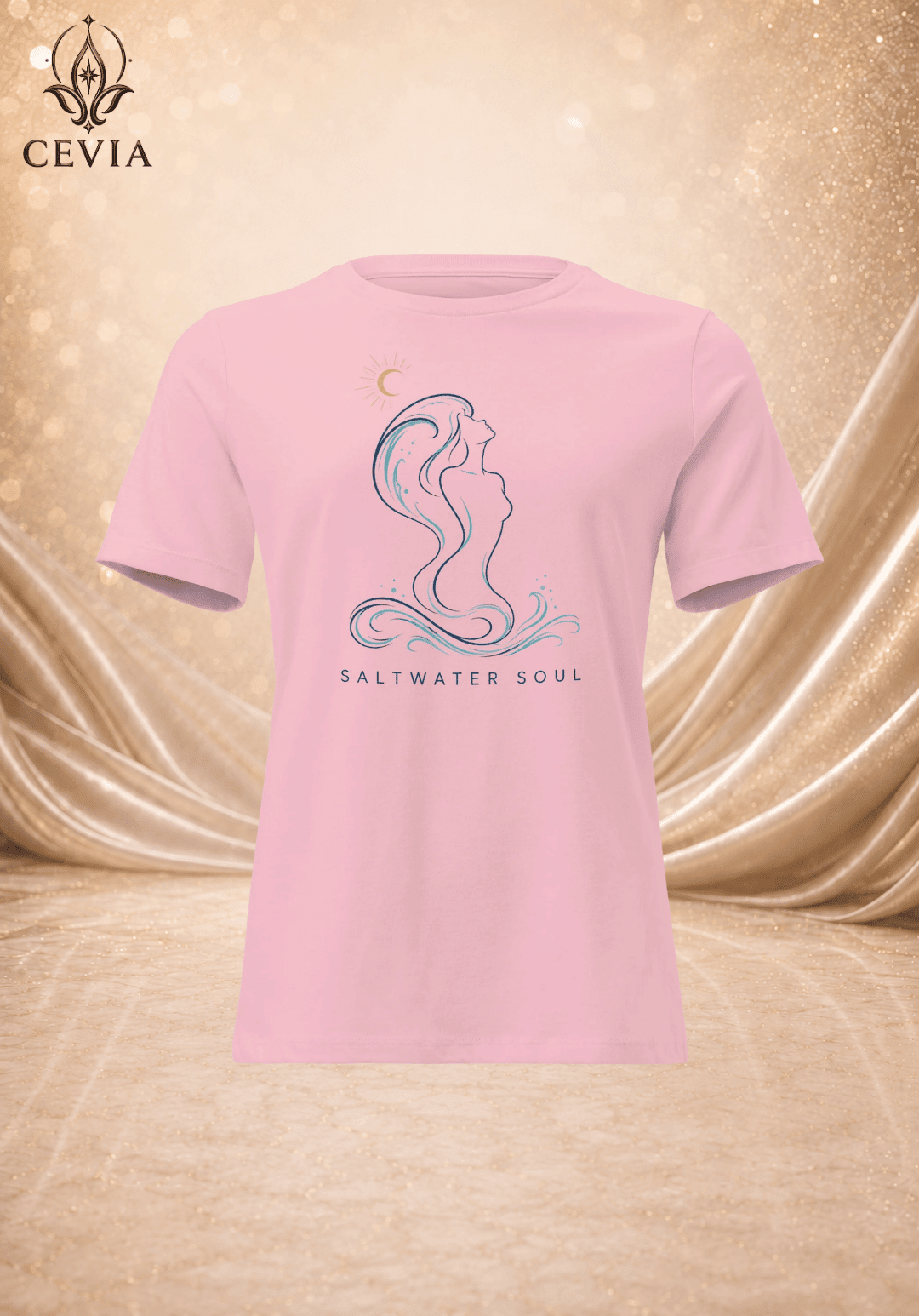 The Saltwater Soul Graphic Tee - CEVIA