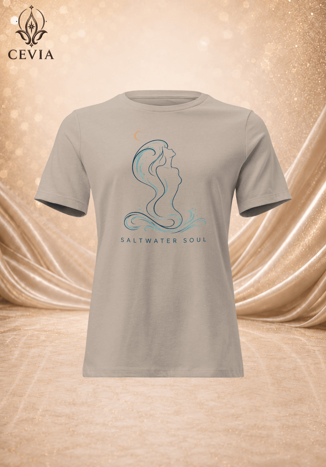 The Saltwater Soul Graphic Tee - CEVIA