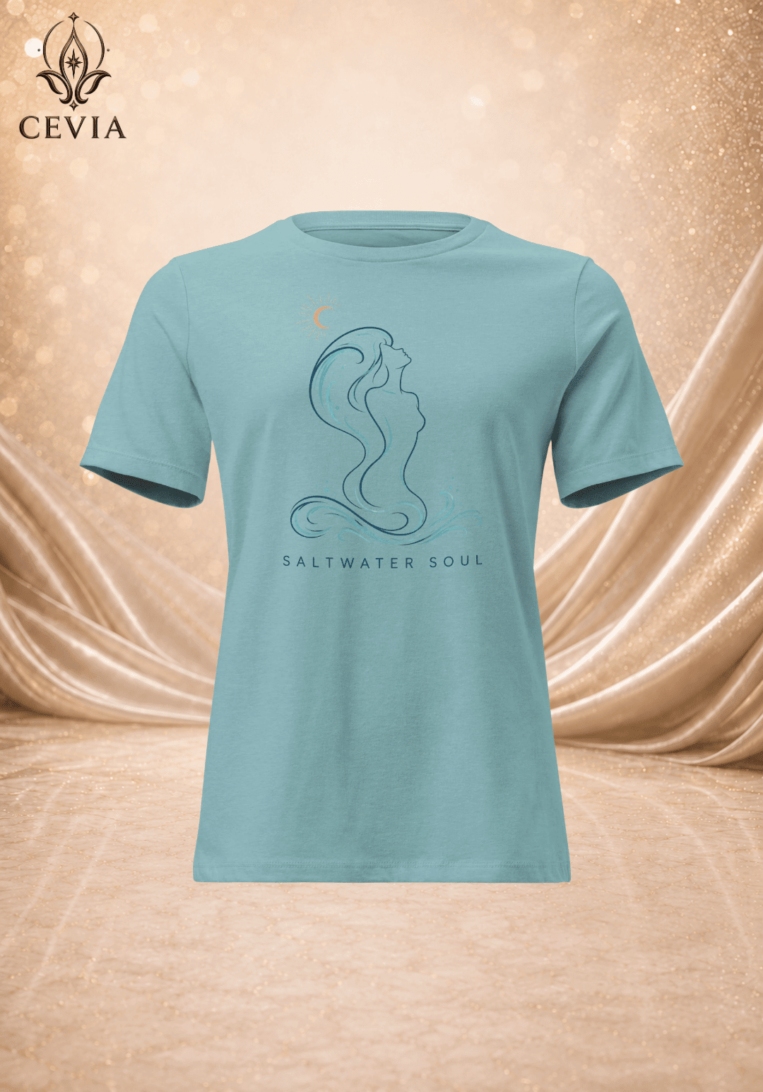 The Saltwater Soul Graphic Tee - CEVIA