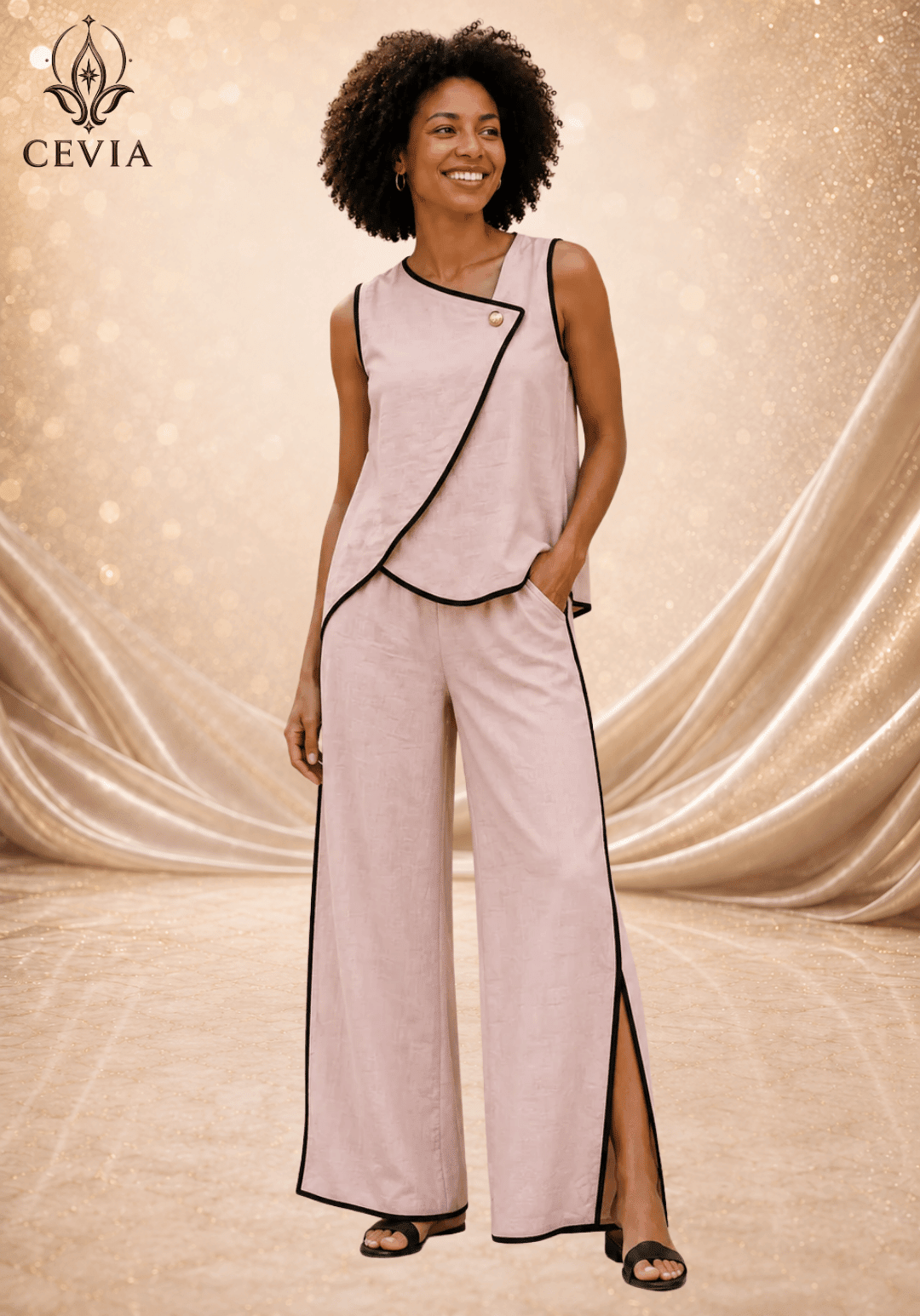 The Santorini Grace Two-Piece Set - CEVIA