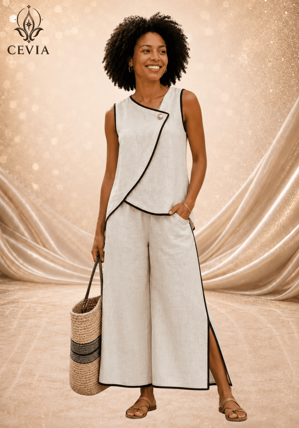 The Santorini Grace Two-Piece Set - CEVIA