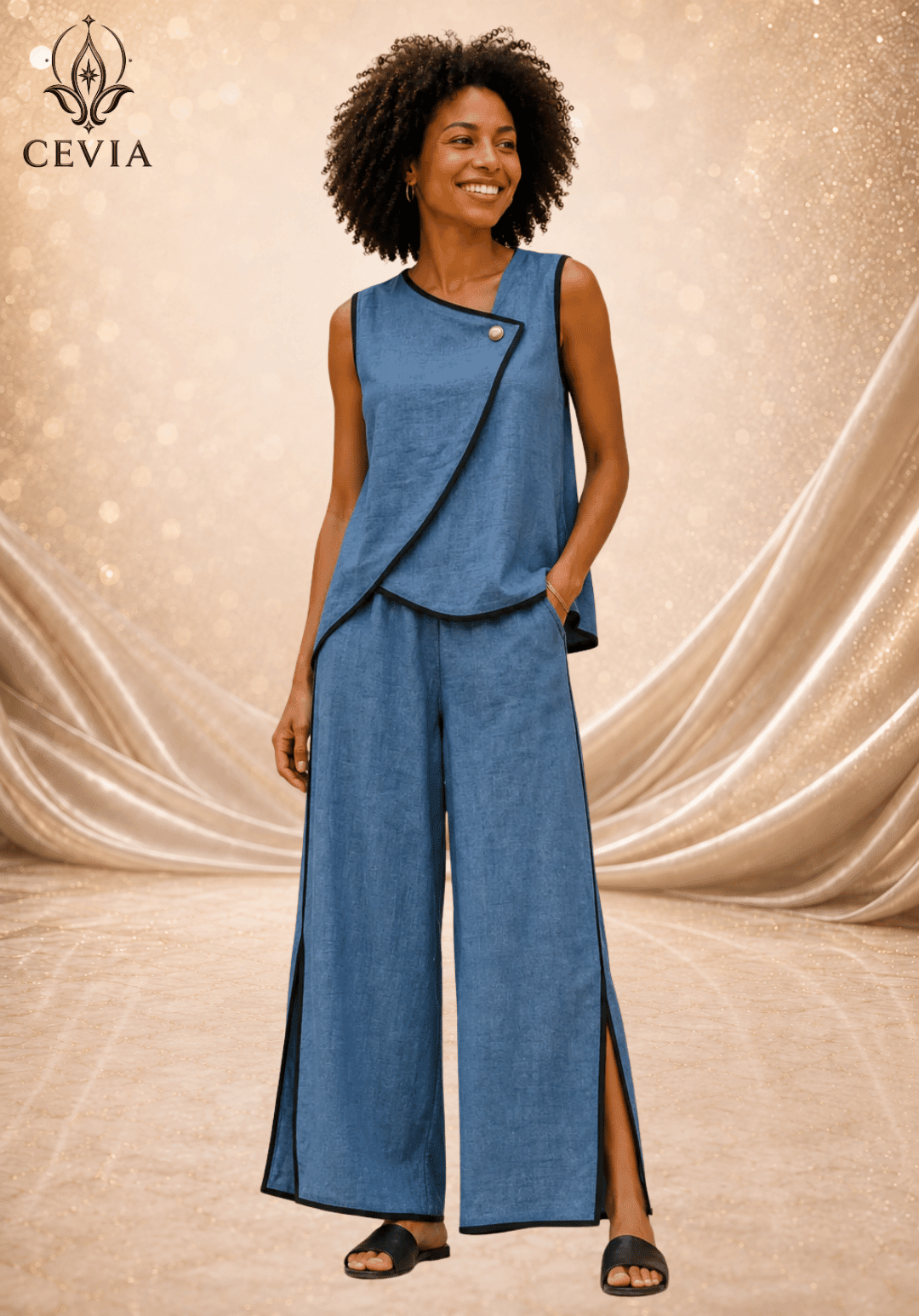 The Santorini Grace Two-Piece Set - CEVIA