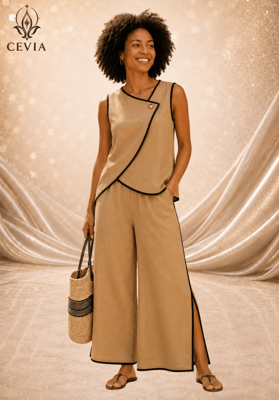 The Santorini Grace Two-Piece Set - CEVIA