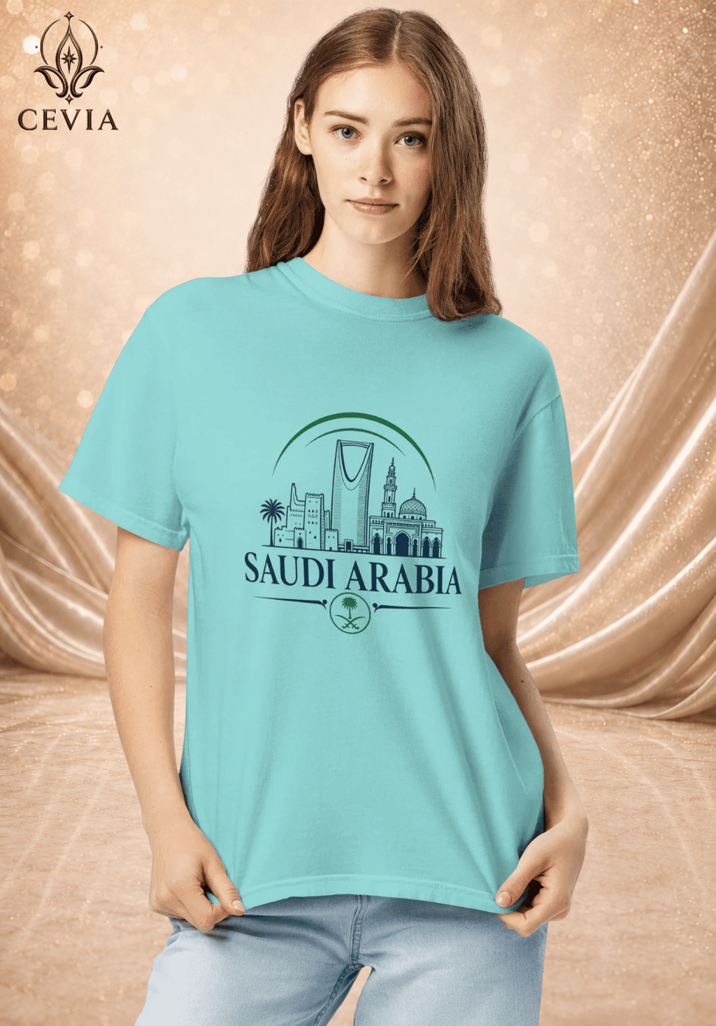 The Saudi Arabia Supporter Graphic Tee - CEVIA