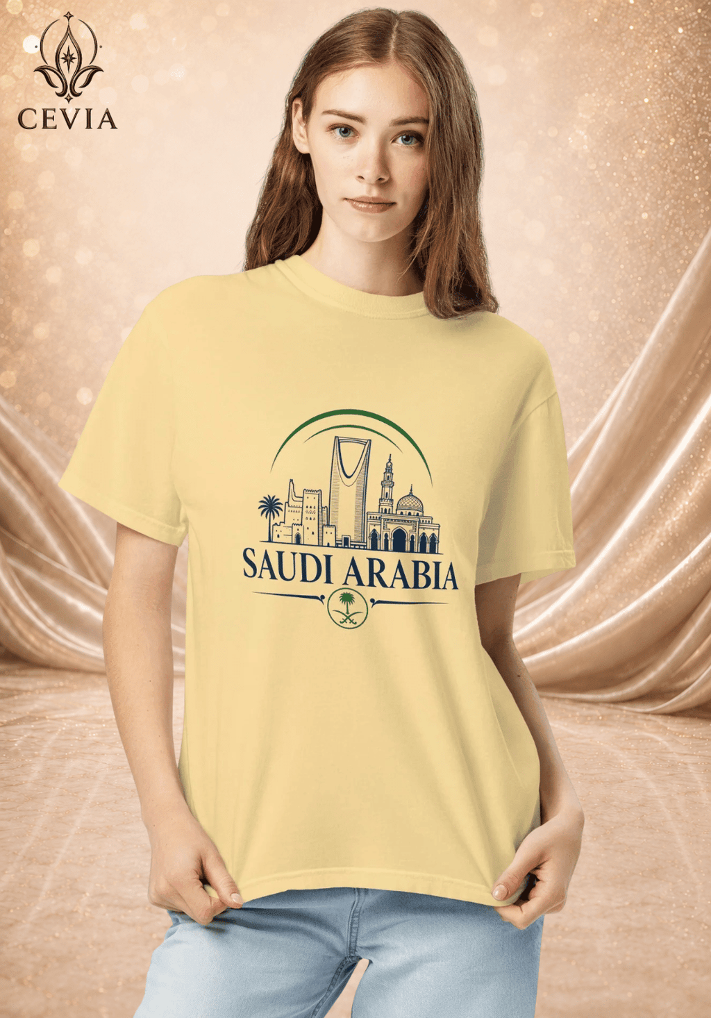 The Saudi Arabia Supporter Graphic Tee - CEVIA