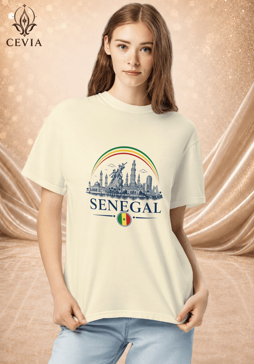 The Senegal Supporter Graphic Tee - CEVIA