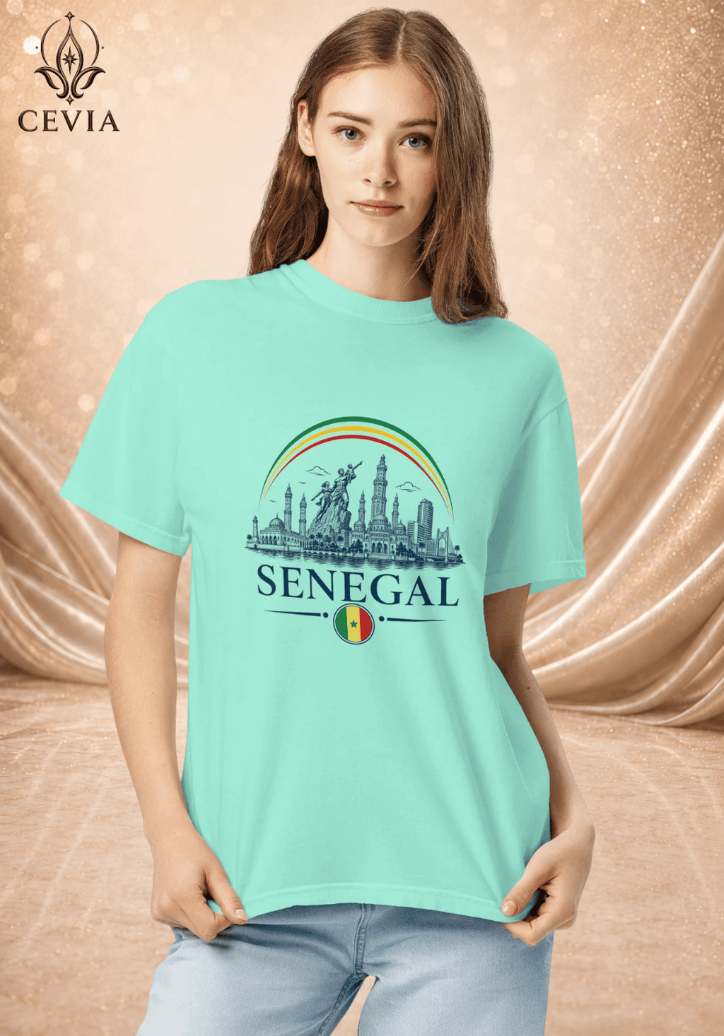 The Senegal Supporter Graphic Tee - CEVIA