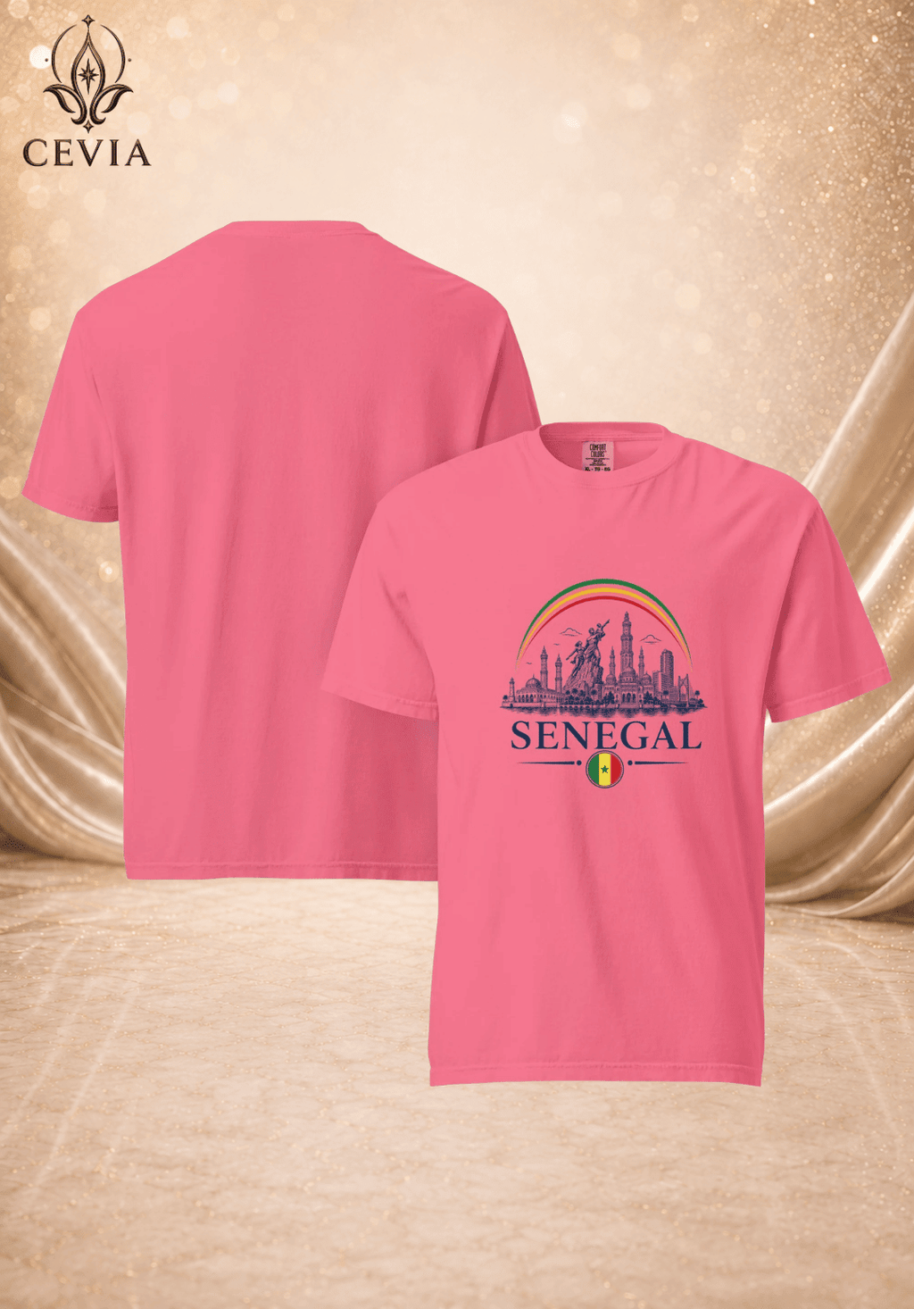 The Senegal Supporter Graphic Tee - CEVIA