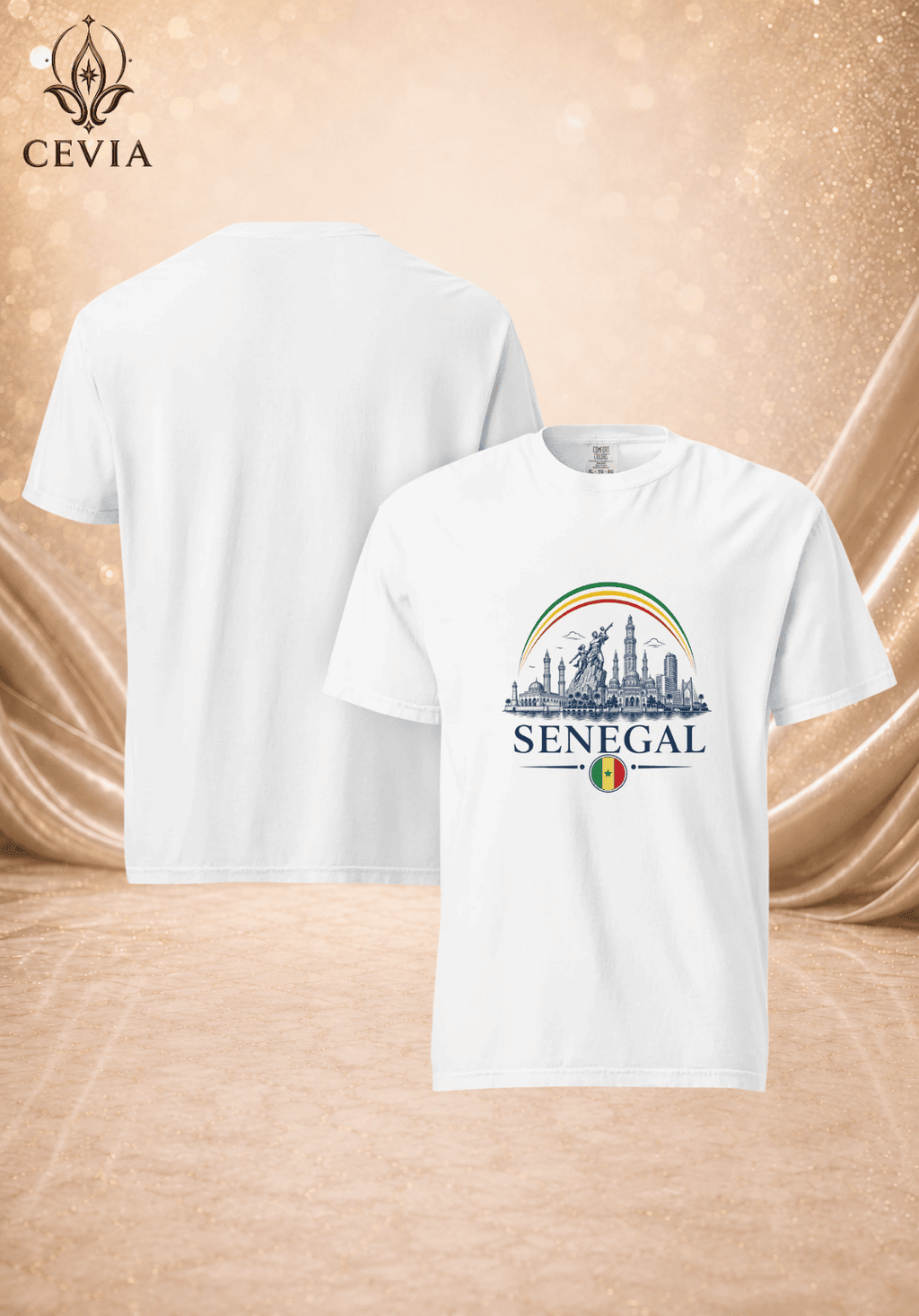 The Senegal Supporter Graphic Tee - CEVIA
