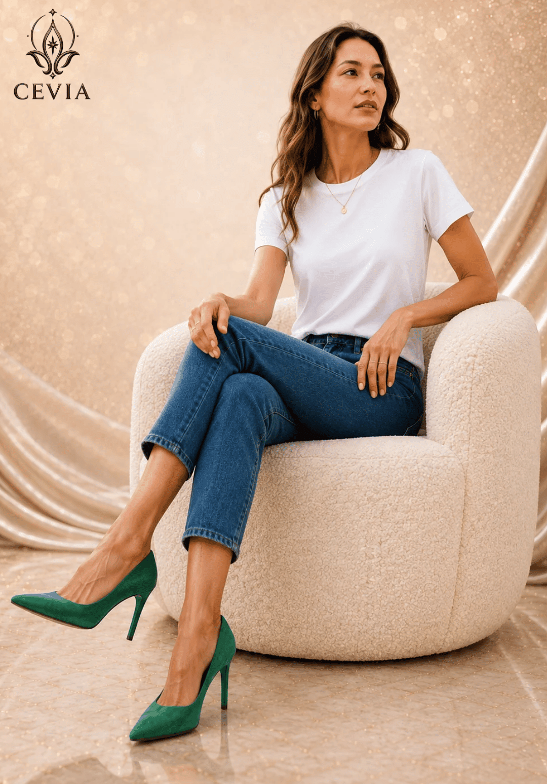 The Signature Pointed-Toe Stiletto Pumps - CEVIA