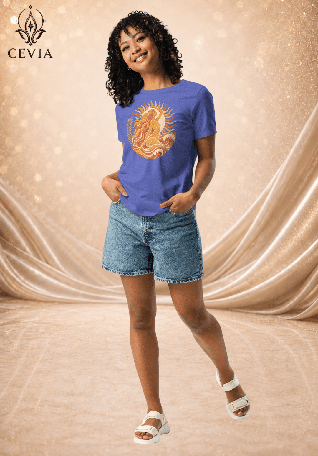 The Solar Muse Graphic Tee - CEVIA