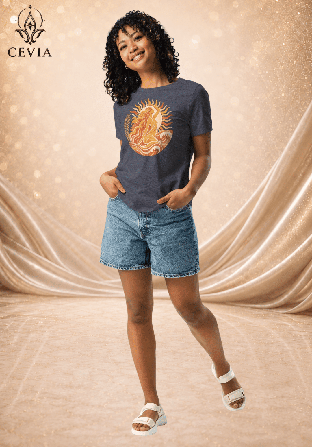 The Solar Muse Graphic Tee - CEVIA
